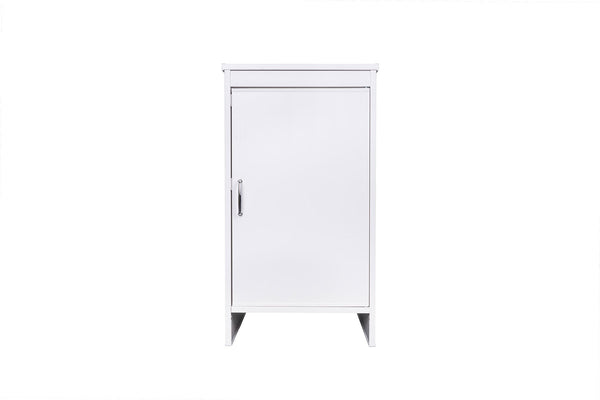 Mobile Lavanderia da Esterno 46,5x49x84 cm in PVC Bianco 