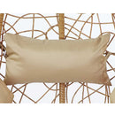 Dondolo Pensile da Giardino con cuscino Ø108x198 cm con Cuscino