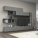 Parete attrezzata Tronador 260 cm beton