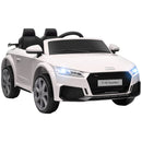 Macchina Elettrica per Bambini 12V con Licenza Audi TT Bianco