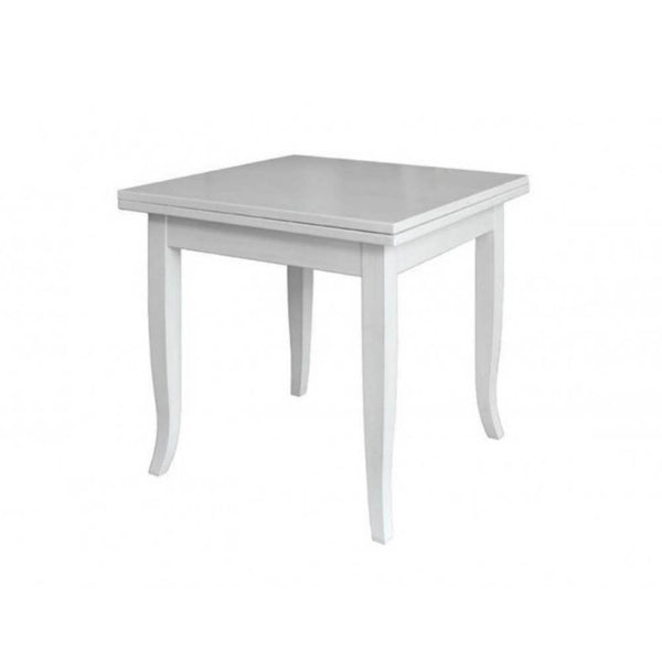 sconto Table extensible 90/180x90x78 cm Vérone blanc