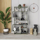 Libreria Design Moderna 168x96x25 cm Scaffale 8 Ripiani in MDF Verde      