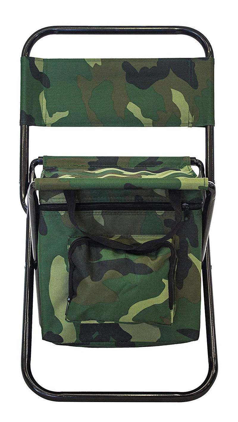 Sedia Pieghevole da Campeggio con Borsa Termica Menzi Camouflage