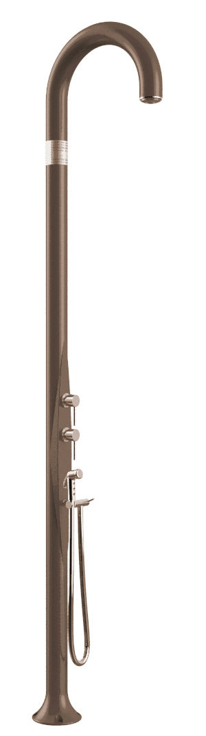 Doccia da Esterno Giardino Miscelatore Deviatore e Doccetta Mobile Arkema Funny Yin Dove Grey prezzo