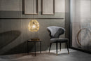 Poltrona 64x66xH87 cm in Pelliccia Sintetica Fury Grigio