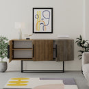 Madia 3 Ante in MDF Tontini Rovere Noce