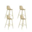 Set 4 Sgabelli 47,5x47xH91,5 cm in Polipropilene Frida Giallo