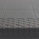 Tavolo Dallas 80x80x74 h cm in Wicker Taupe