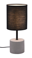 Lampada da Tavolo da Interno Attacco E14 in Calcestruzzo Cemento