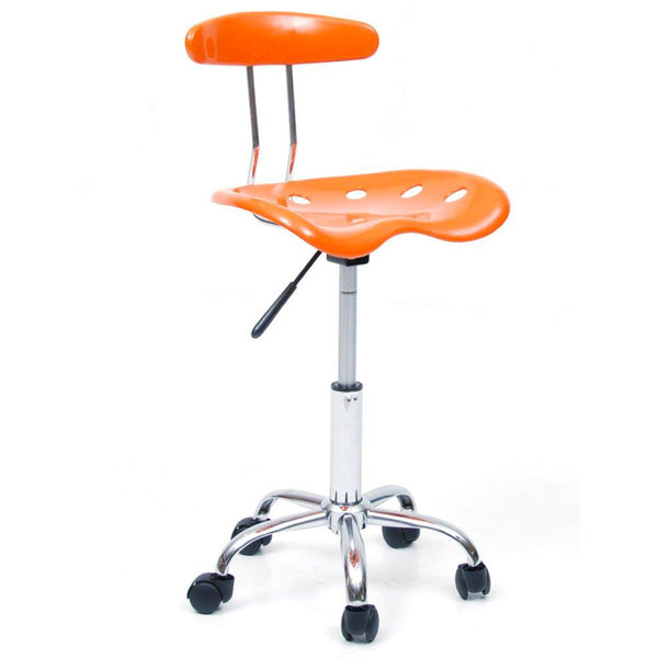 Fauteuil de bureau en ABS orange acquista