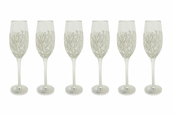 online Coffret de 6 verres Ø5x24 cm en verre VdE Tivoli 1996 Mare Bianco