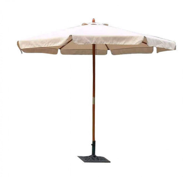 Parasol de jardin Venere Ø3 m en bois marron sconto