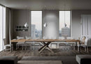 Tavolo Allungabile 140-400x90x77 cm Volantis Quercia Natura Telaio 4C 