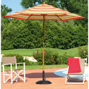 Ombrellone da Giardino in Legno Ø2,70m Vorghini Happy Multicolor