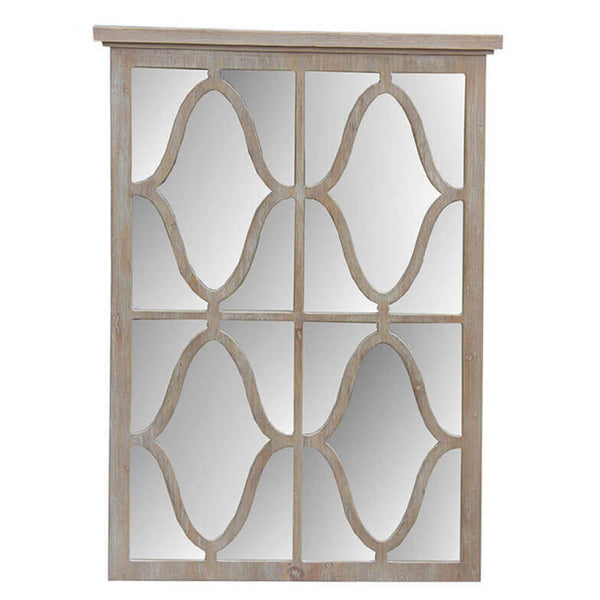 sconto Miroir 65x3,5x93 h cm en bois de paulownia marron