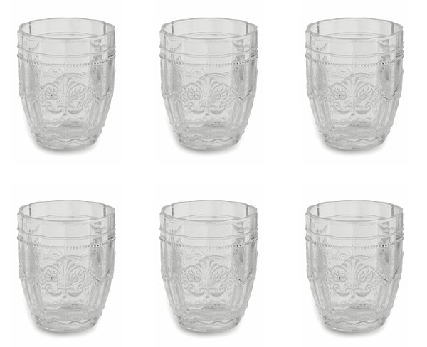 Coffret de 6 Verres Syrah Transparents VdE Tivoli 1996 Ø8x10 cm sconto