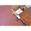Set 4 Piastrelle in Plastica da Esterno 60 x 60 cm 