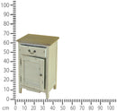Comodino con Cassetto H 70 cm