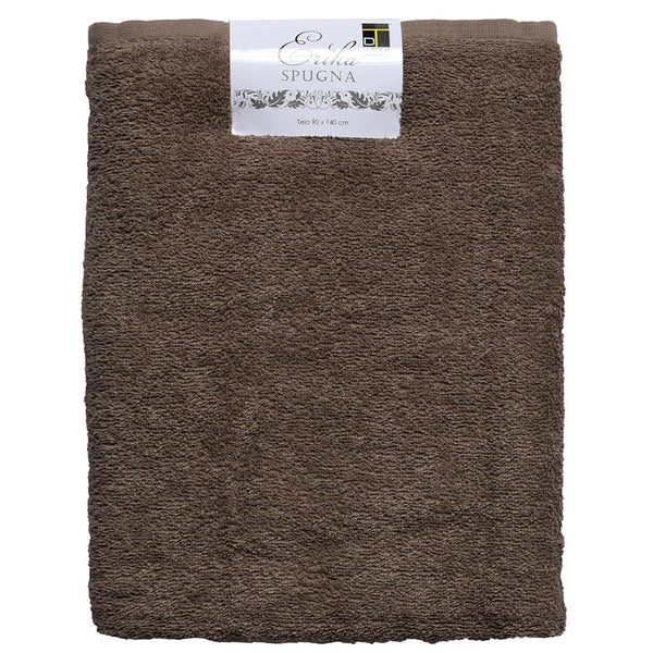 Serviette Eponge 90x140 cm Marron Clair online