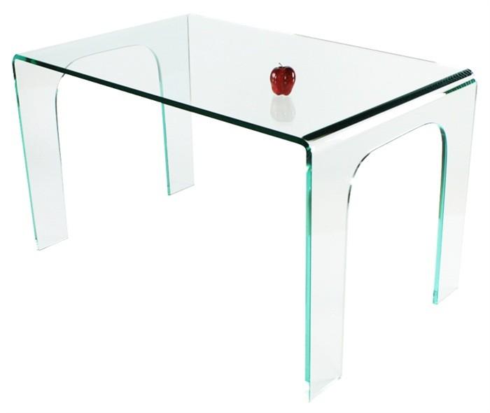 Scrivania in Vetro H75x80x140cm Itamoby Spider Trasparente 