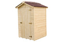 Casetta Box da Giardino 1,2x1,2 m con Pavimento in Legno Picea Massello 16mm Eden
