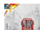 Dipinto su Tela Tram 80x3x80 cm in Legno e canvas