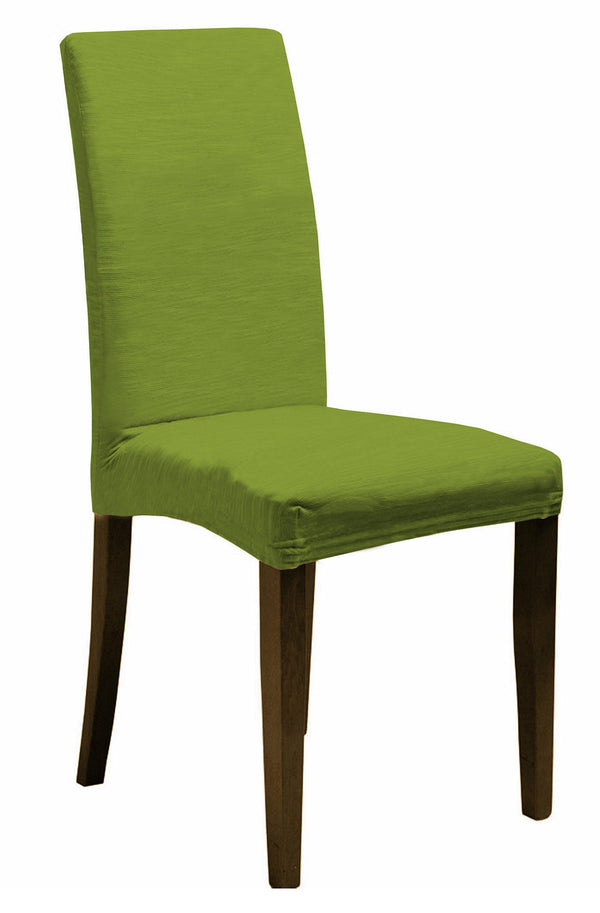 Lot de 2 housses de chaise avec dossier élastiqué en polyester vert pomme online