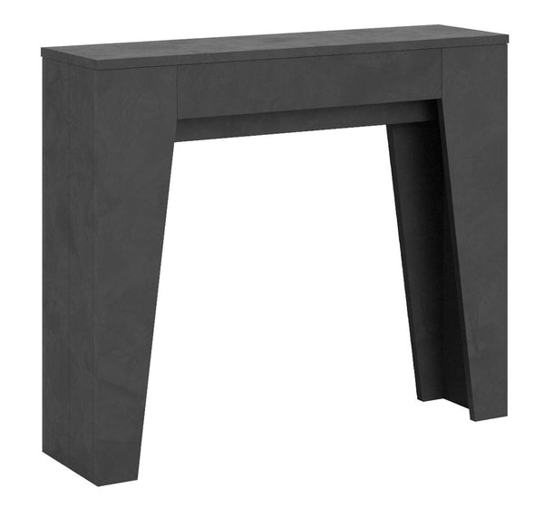 Console Extensible 90x25/181 cm Panneaux Étroits Mélamine Anthracite online