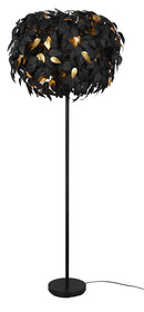 Piantana da Interno Attacco E14 in Metallo Nero Opaco