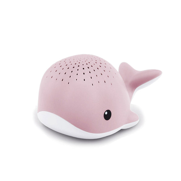 prezzo Balena Proiettore Cielo e Goccioline 9x15x8 cm in Plastica Rosa-Bianco