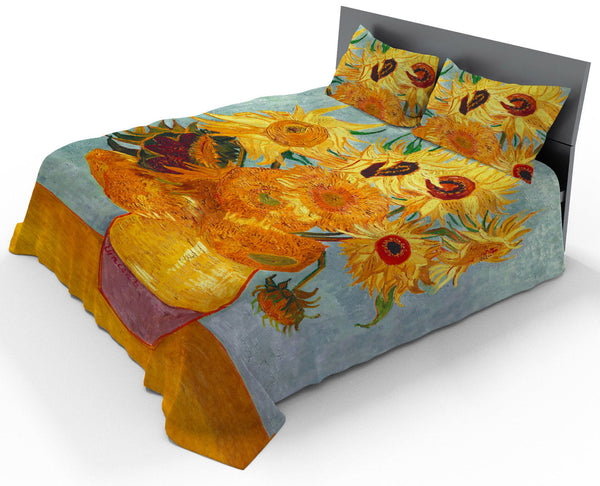 Parure de lit double et taies d'oreiller avec imprimé acquista