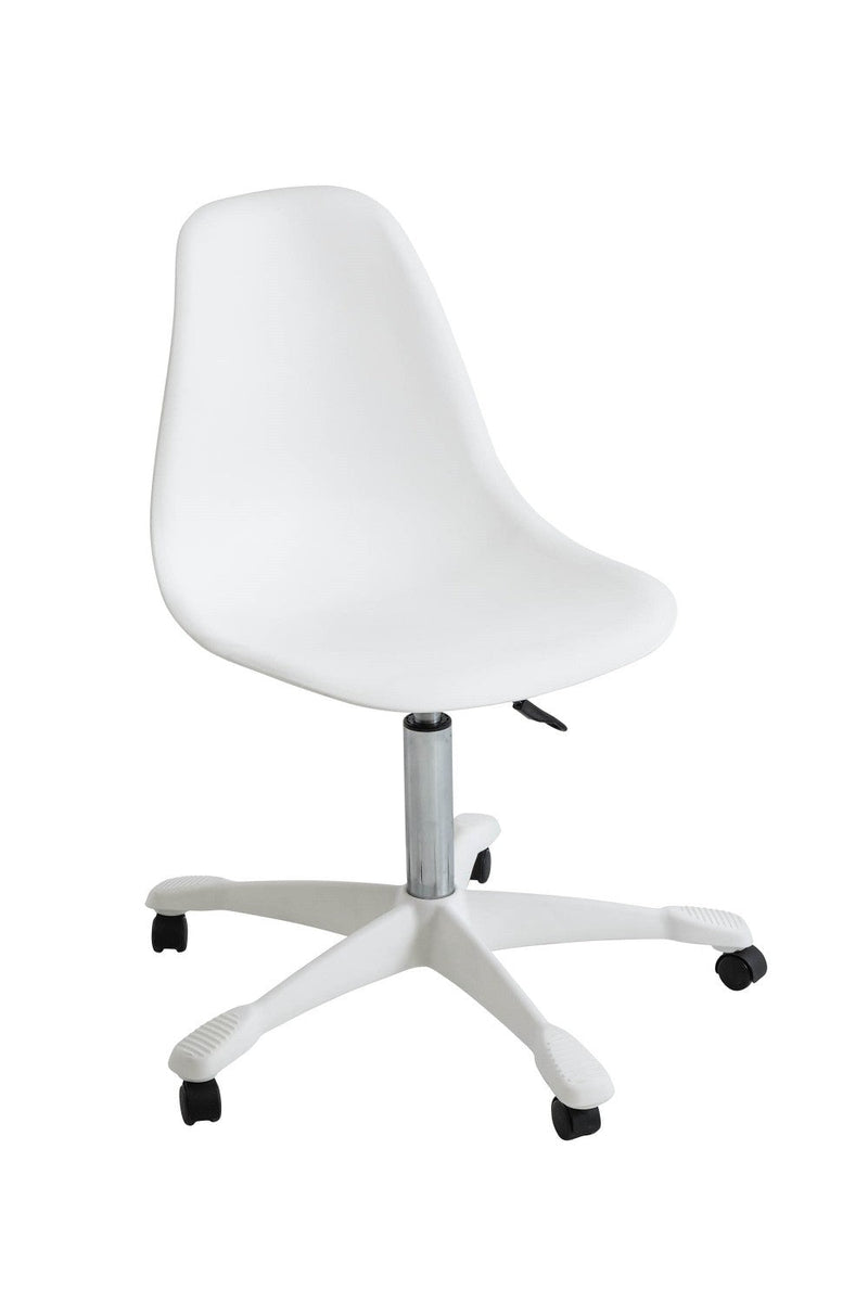 Sedia Operativa in Metallo 72x72x82/93cm TFT Bianca