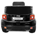 Macchina Elettrica per Bambini 12V con Licenza Jeep Renegade Limited Nera