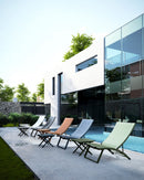 Tavolino da Salotto 44x43x36 cm in Alluminio Taylor Navy