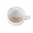 Set 6 Tazzine da Caffè Ø6,5x9x4,5 cm in Bone China VdE Tivoli 1996 Coffee is the answer