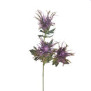 Set 6 Piante Artificiali di Cartamus Composta da 3 Fiori Altezza 67 cm Viola