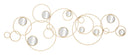 Pannello da Muro Light Mirror 118,5x2,5x47 cm in Ferro 