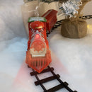 Trenino Natalizio Ø 75 cm per Albero di Natale con Luci e Suoni