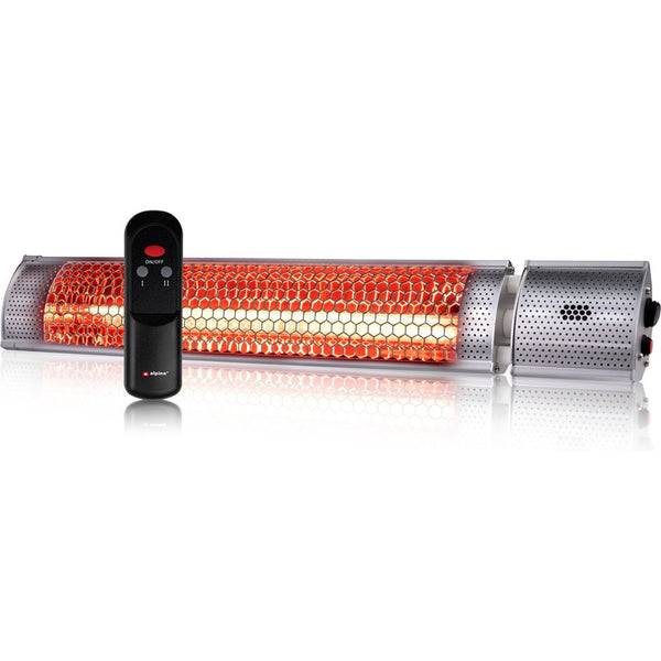 Stufa Alogena da Parete Esterno 2000W Riscaldatore Muro 3 Potenze Telecomando Alpina online