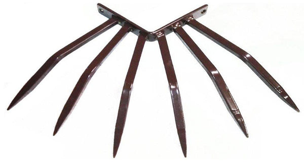 Barrière anti-intrusion angulaire avec pointes en acier pour murs de balcons Marron prezzo