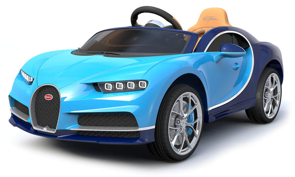 prezzo Voiture électrique pour enfants 12V avec licence Bugatti Chiron Blue