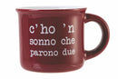 Set 6 Tazzine Caffè in Porcellana 90 ml Villa d'Este Home Tivoli Spqr