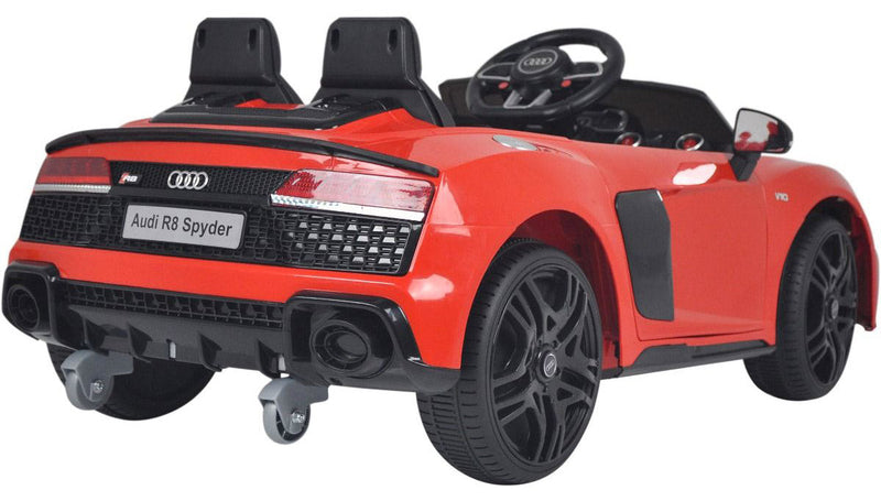 Macchina Elettrica per Bambini 12V con Licenza Audi R8 Spyder Rossa
