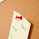 Lavagna con Fondo in Sughero 90x60 cm in Alluminio Silver