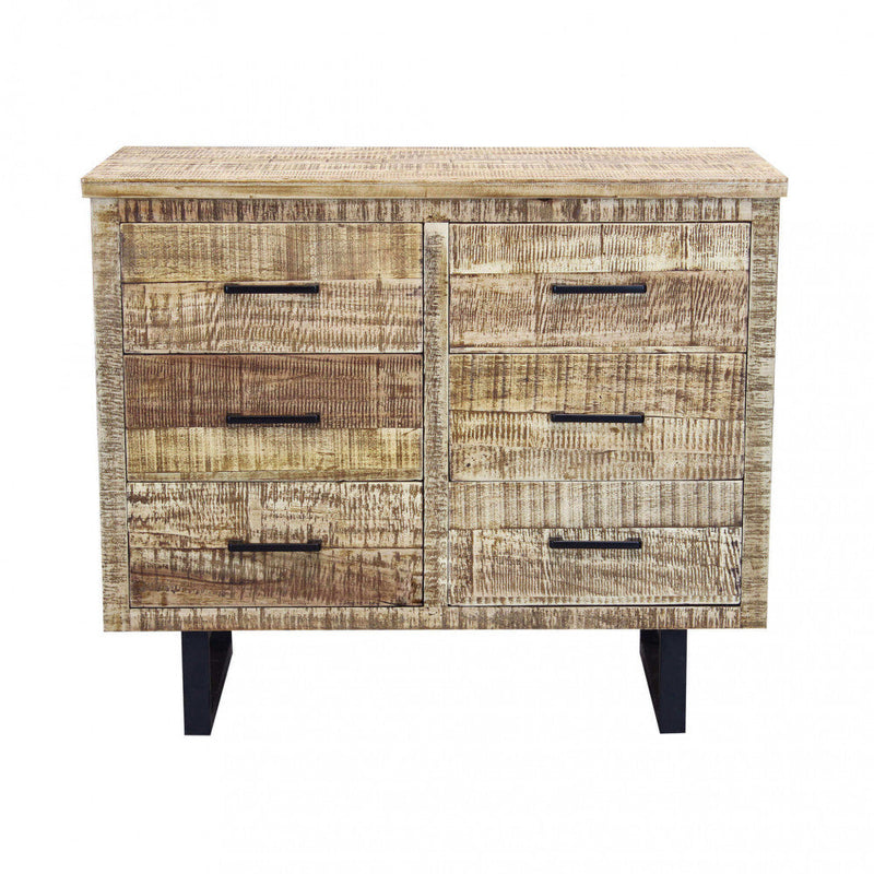 Mobile Bertram 100x45x83 h cm in Legno Marrone