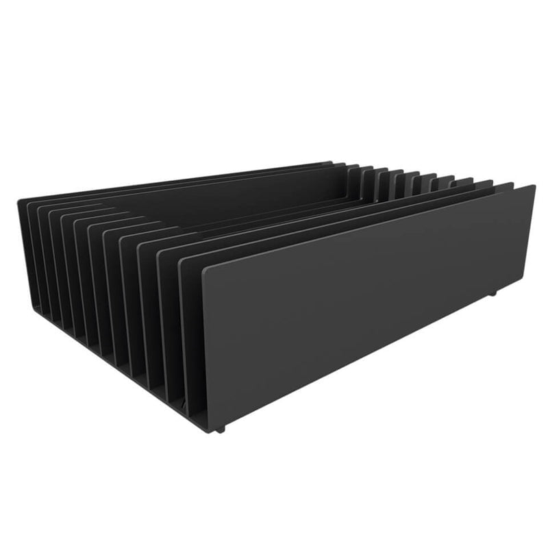 Braciere da Esterno a Legna in Acciaio 60x40x17,5 cm Flig Austin 60 Nero
