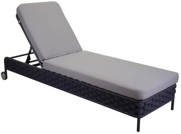 online Chaise longue de jardin en aluminium Jackson