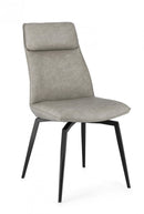 Set 2 Sedie 48x64x92h cm Lawrence Pu Tortora 
