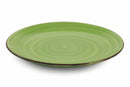 Set 6 Piatti Piani in Gres Verde Villa d'Este Home Tivoli New Baita