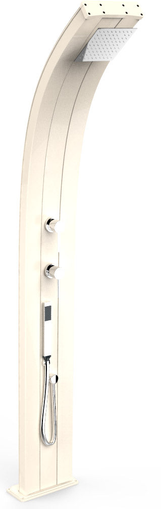 prezzo Mitigeur de douche de jardin extérieur et douche mobile Arkema Dada blanc crème